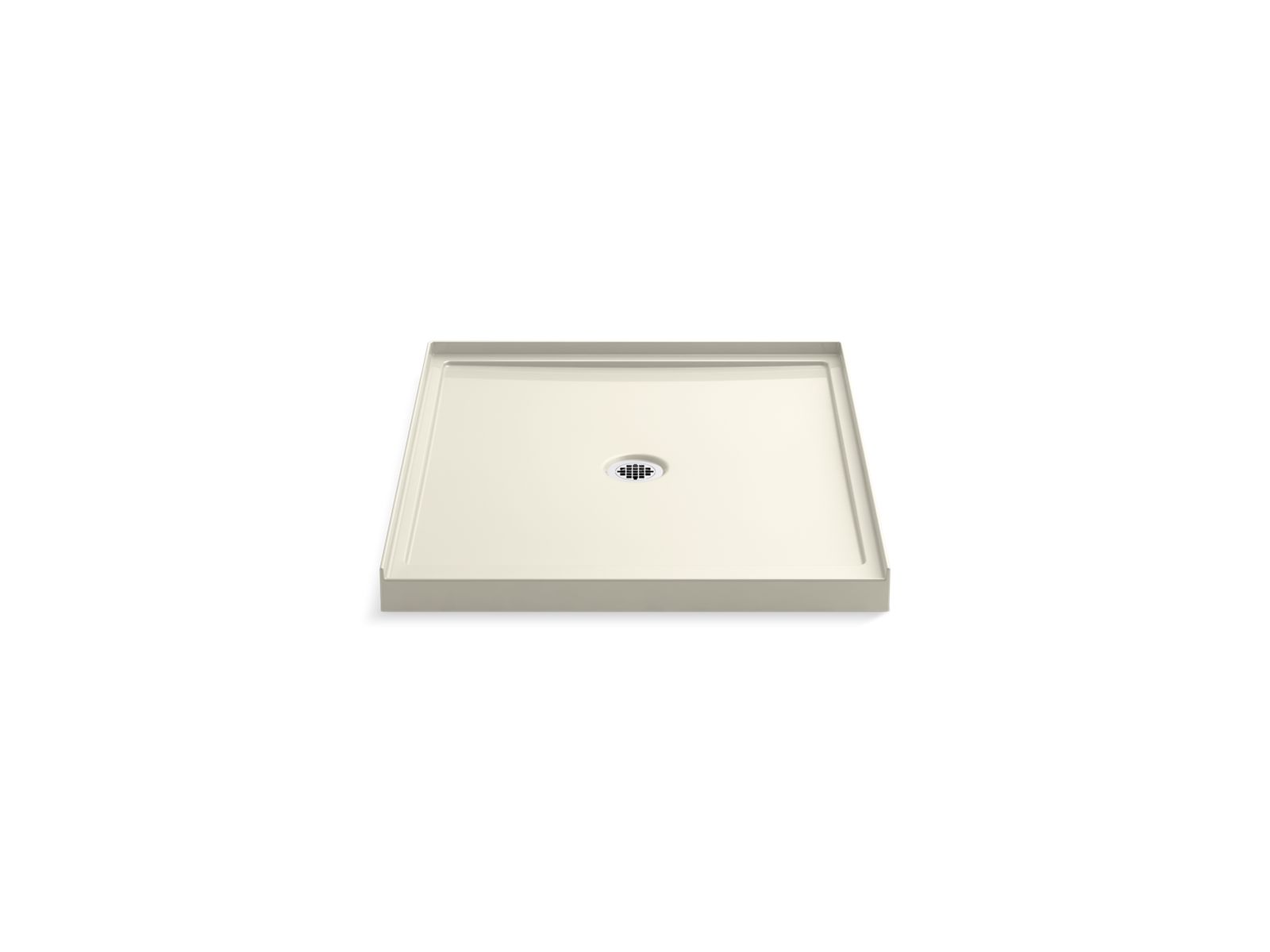 KOHLER K-8647-96 Rely 36" X 42" Alcove Shower Base, Center Drain - Biscuit