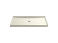 KOHLER K-8649-96 Rely 60" X 34" Alcove Shower Base, Center Drain - Biscuit