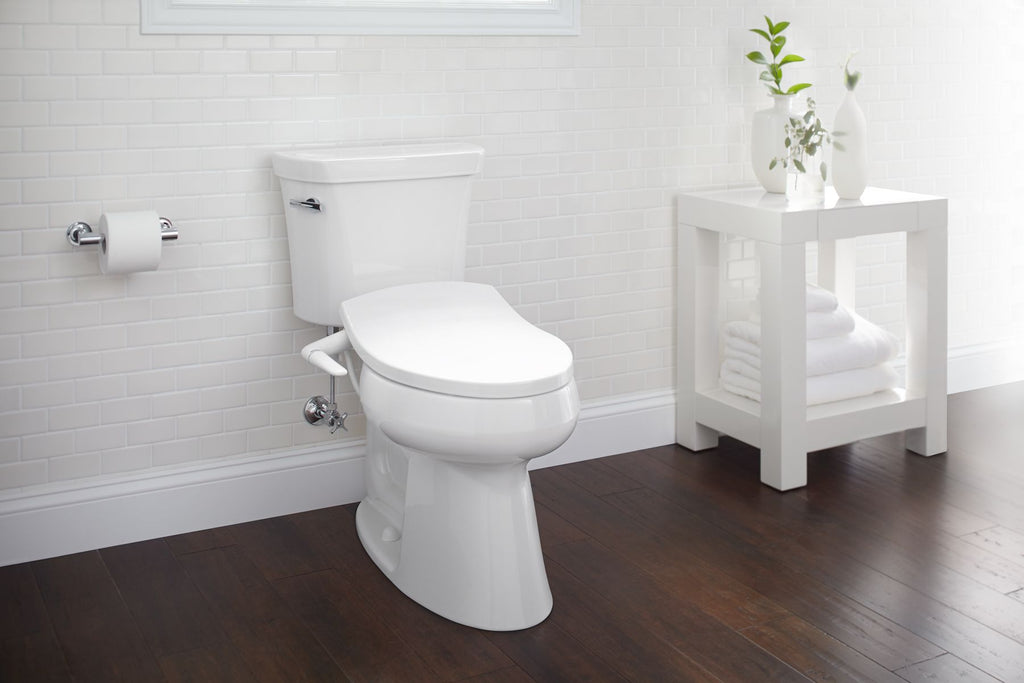 KOHLER K-5724-0 Purewash M250 Elongated Manual Bidet Toilet Seat - White