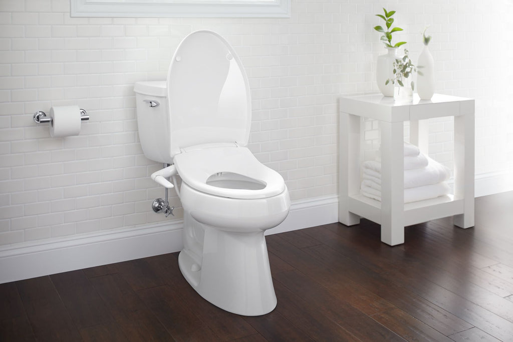 KOHLER K-5724-0 Purewash M250 Elongated Manual Bidet Toilet Seat - White