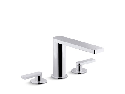 KOHLER K-73060-4-BL Composed Widespread bathroom sink faucet with Lever handles, 1.2 gpm - Matte Black