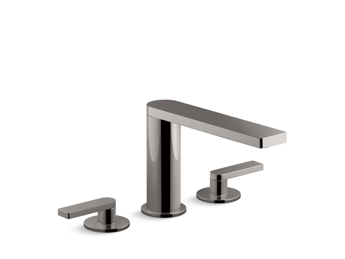 KOHLER K-73081-4-TT Composed Deck-Mount Bath Faucet With Lever Handles In Vibrant Titanium