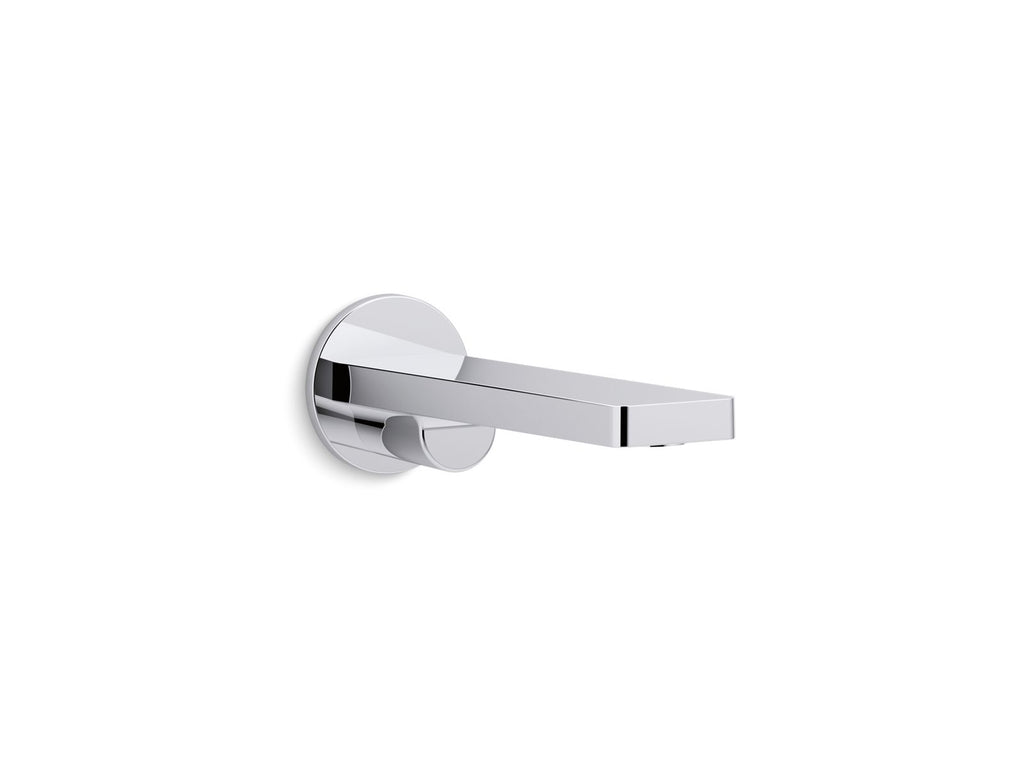 KOHLER K-73120-BL Composed Wall-Mount Bath Spout - Matte Black