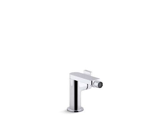 KOHLER K-73176-4-CP Composed Single-Handle Bidet Faucet With Lever Handle In Polished Chrome