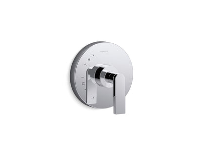 KOHLER K-TS73115-4-CP Composed Rite-Temp valve trim with lever handle - Polished Chrome