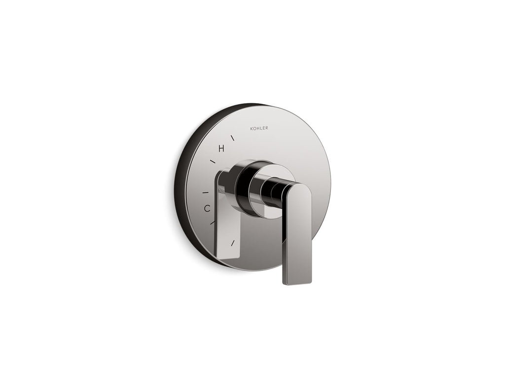KOHLER K-TS73115-4-TT Composed Rite-Temp Valve Trim With Lever Handle - Vibrant Titanium
