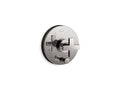 KOHLER K-T73117-3-TT Composed Rite-Temp Valve Trim With Push-Button Diverter And Cross Handle - Vibrant Titanium