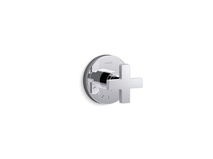 KOHLER K-T73135-3-CP Composed MasterShower volume control valve trim with cross handle - Polished Chrome