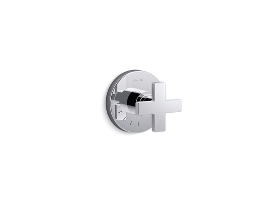 KOHLER K-T73135-3-CP Composed MasterShower volume control valve trim with cross handle - Polished Chrome