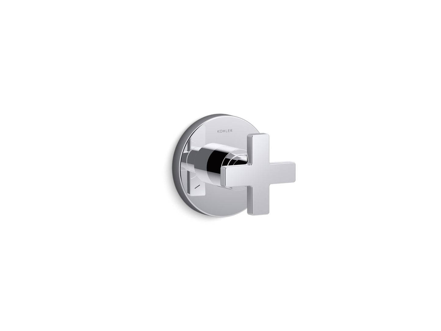 KOHLER K-T73140-3-CP Composed Mastershower Transfer Valve Trim With Cross Handle In Polished Chrome