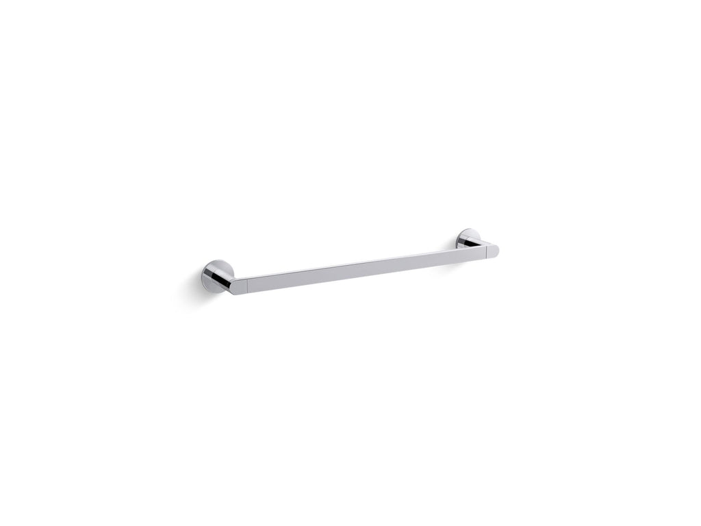 KOHLER K-73141-2MB Composed 18" Towel Bar - Vibrant Brushed Moderne Brass