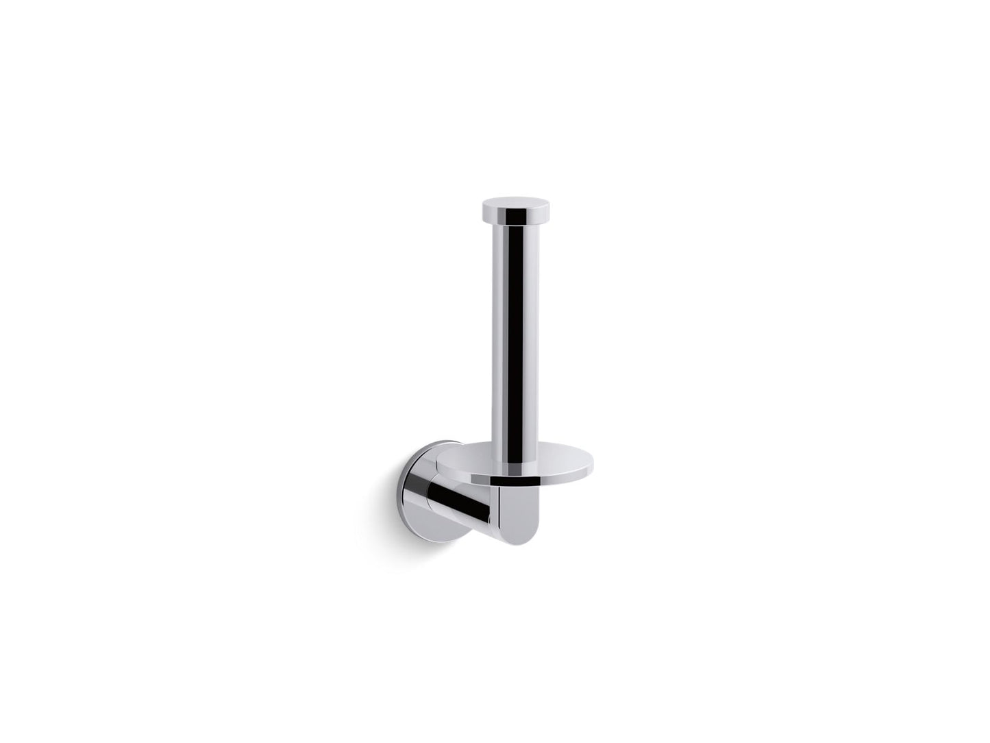 KOHLER K-73148-CP Composed Vertical Toilet Paper Holder In Polished Chrome