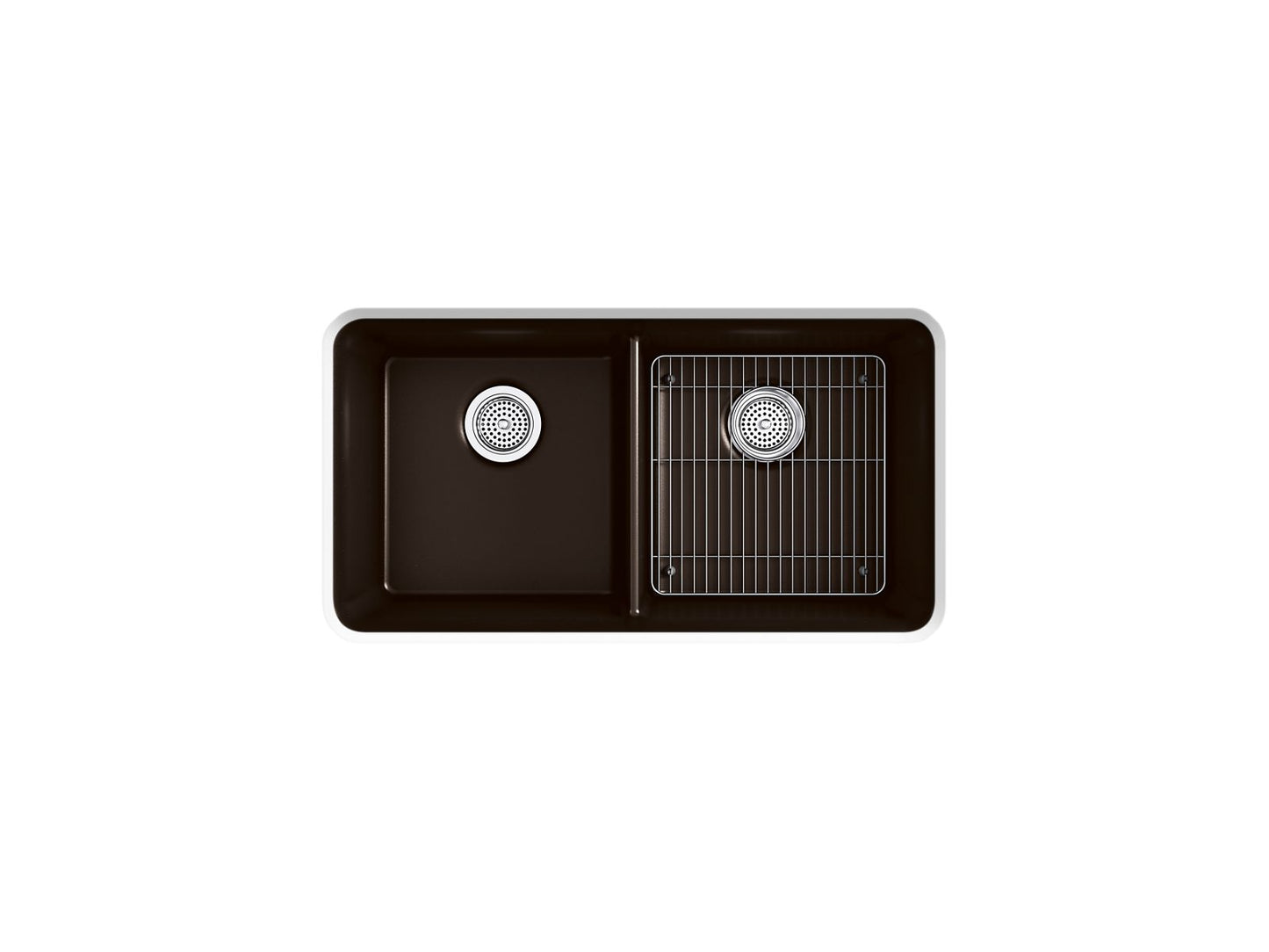 KOHLER K-5656-ST Cairn Stainless steel sink rack, 13-3/4" x 14", for K-8199 - Stainless Steel