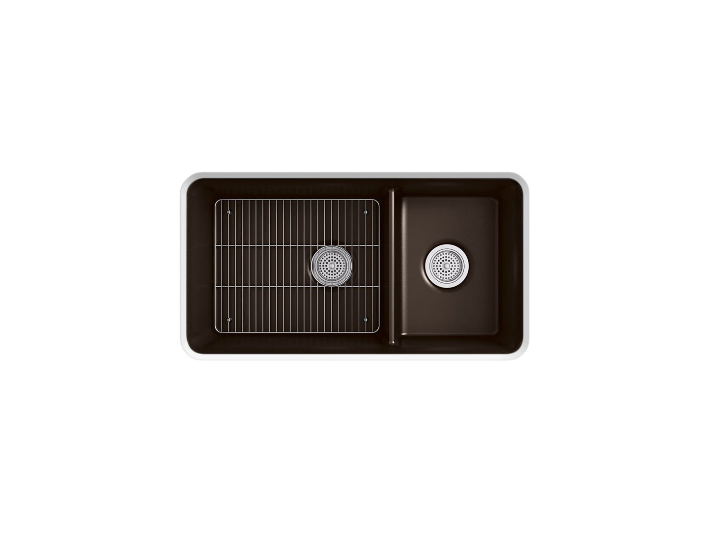 KOHLER K-5655-ST Cairn Stainless steel sink rack, 17-1/4" x 14”, for large bowl - Stainless Steel