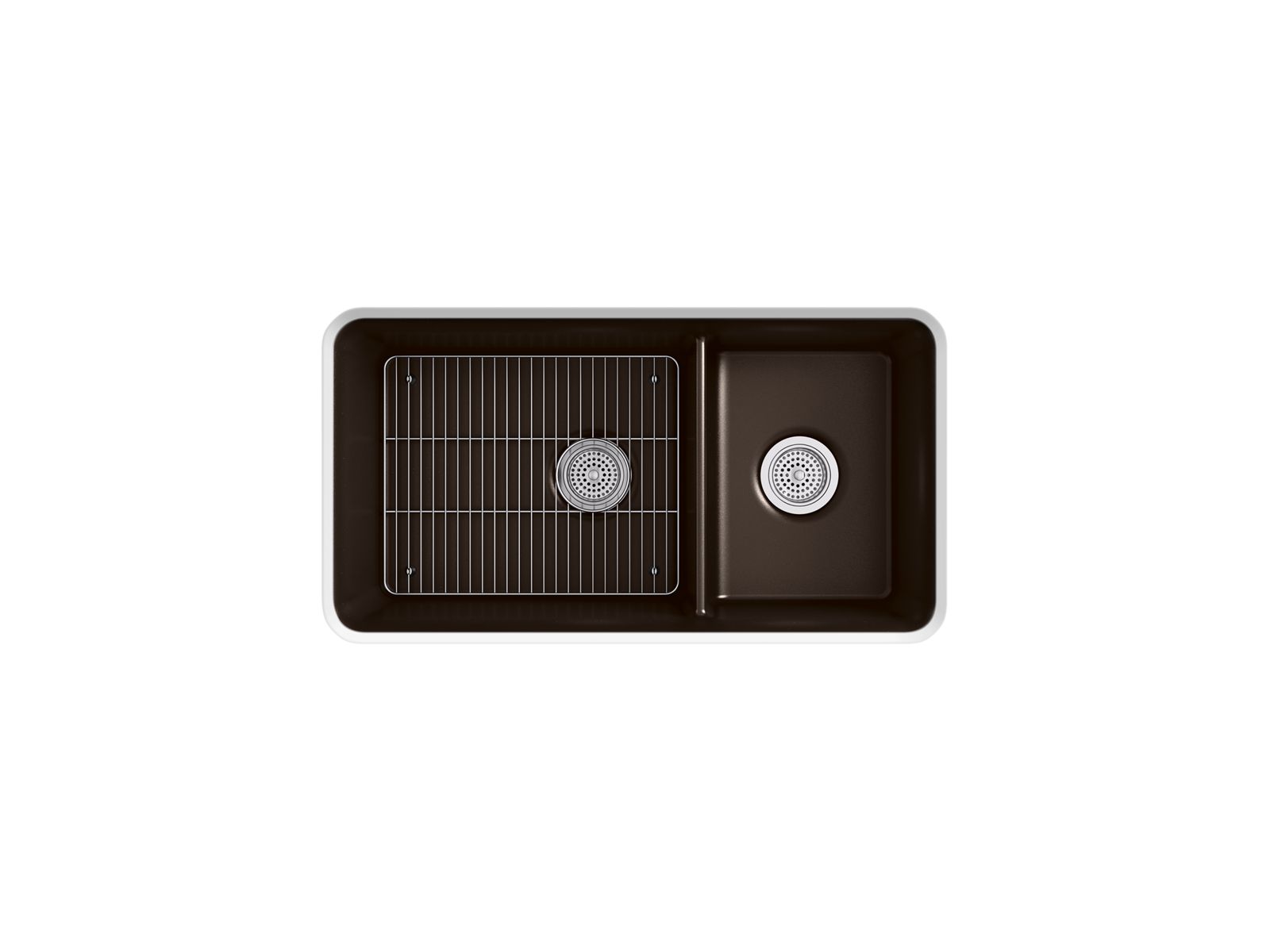 KOHLER K-5655-ST Cairn Stainless Steel Sink Rack, 17-1/4" X 14”, For Large Bowl - Stainless Steel