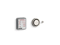 KOHLER K-5548-K1-BN Invigoration Series Digital Steam Adapter Kit - Vibrant Brushed Nickel