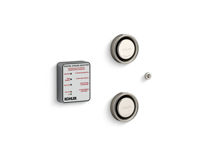 KOHLER K-5549-K1-BN Invigoration Series Tandem digital steam adapter kit - Vibrant Brushed Nickel