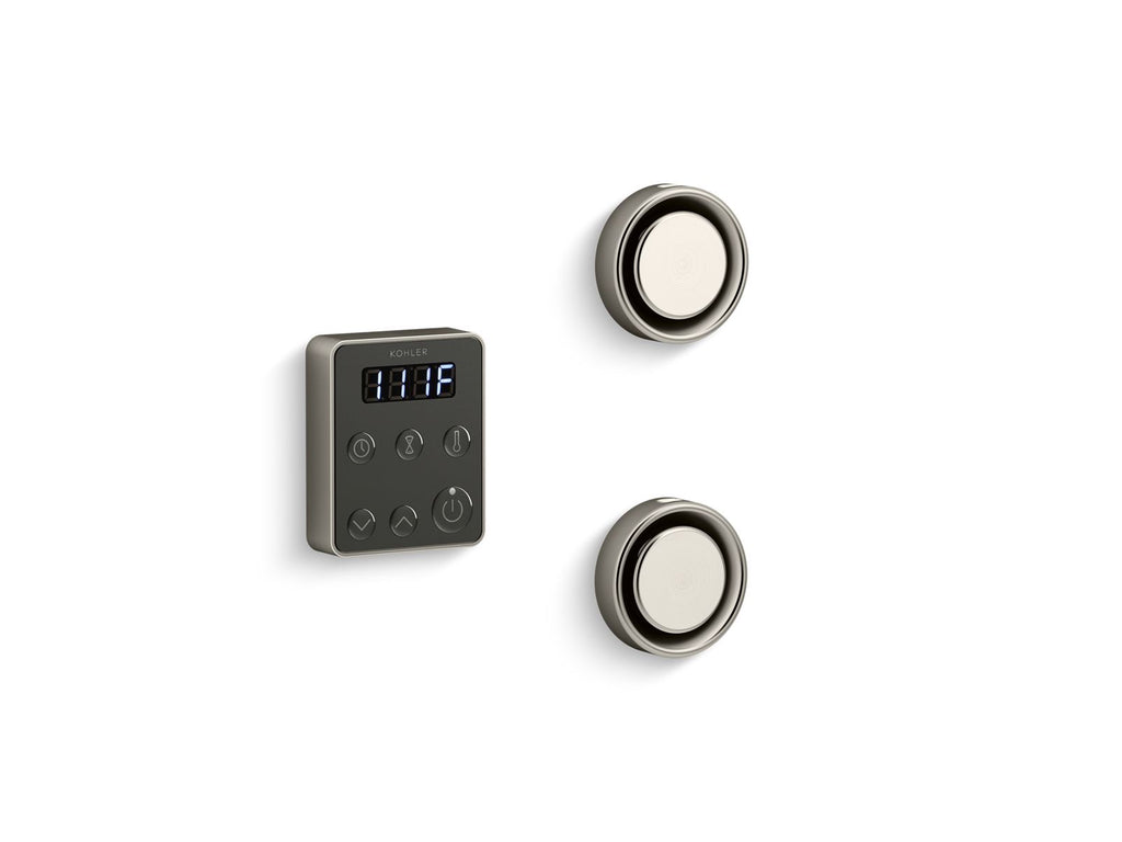 KOHLER K-5558-BN Invigoration Series Tandem Steam Generator Control Kit - Vibrant Brushed Nickel