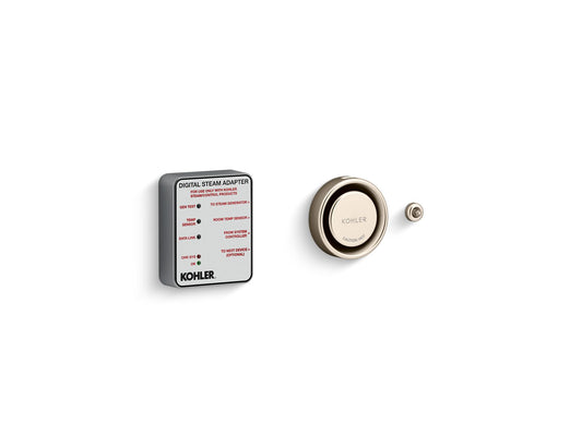KOHLER K-5548-K1-BV Invigoration Series Digital steam adapter kit - Vibrant Brushed Bronze