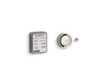 KOHLER K-5548-K1-SN Invigoration Series Digital Steam Adapter Kit - Vibrant Polished Nickel