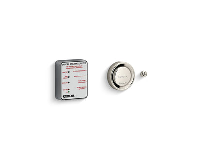 KOHLER K-5548-K1-SN Invigoration Series Digital steam adapter kit - Vibrant Polished Nickel