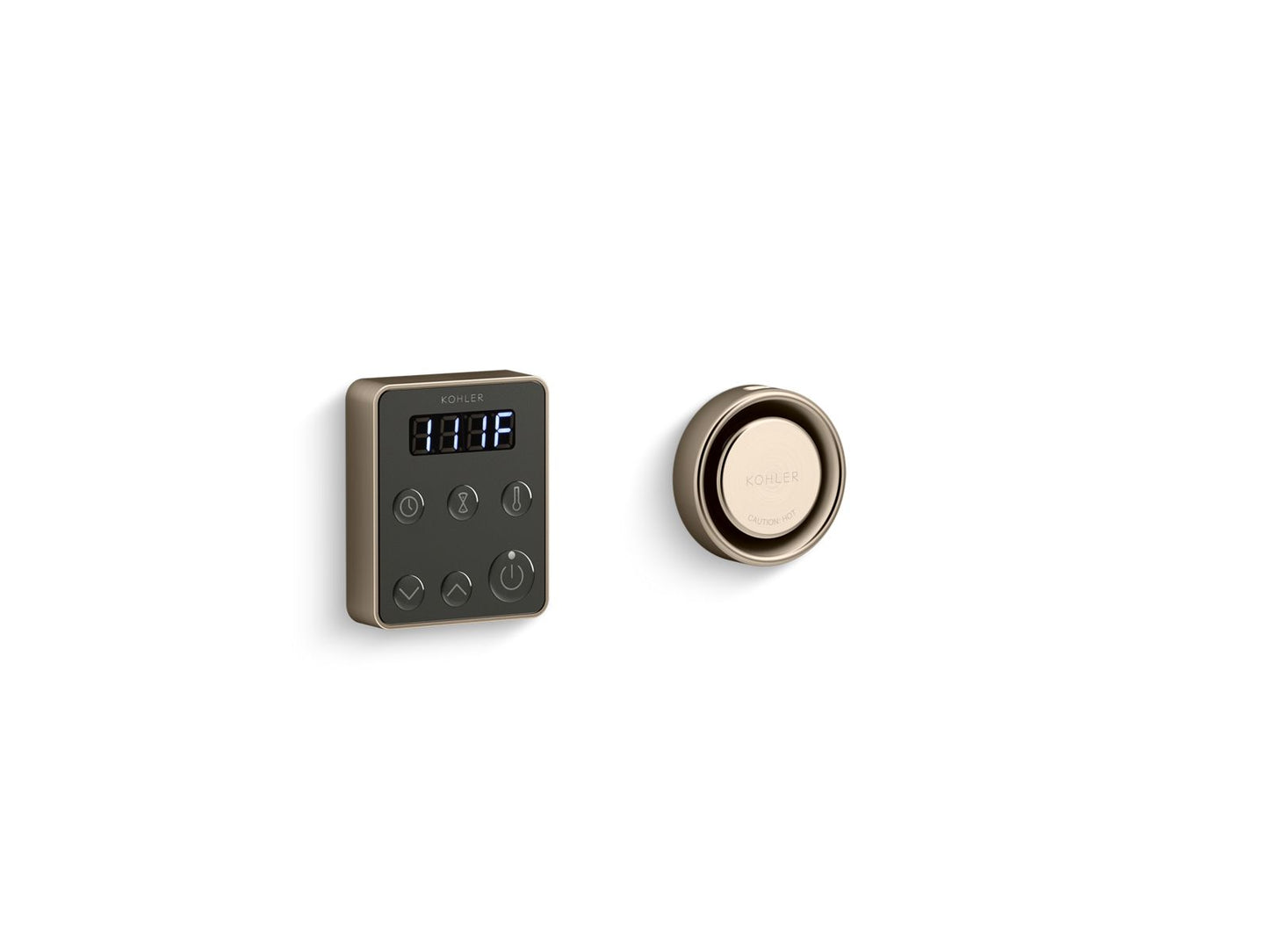 KOHLER K-5557-BV Invigoration Series Steam Generator Control Kit In Vibrant Brushed Bronze