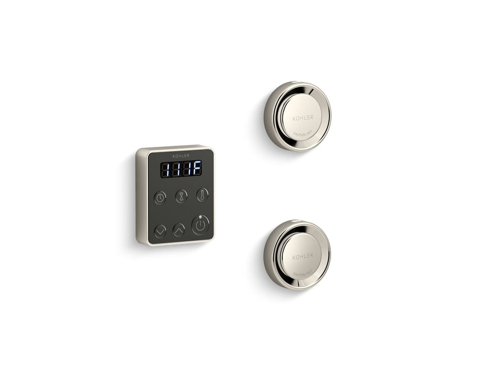 KOHLER K-5558-SN Invigoration Series Tandem Steam Generator Control Kit - Vibrant Polished Nickel