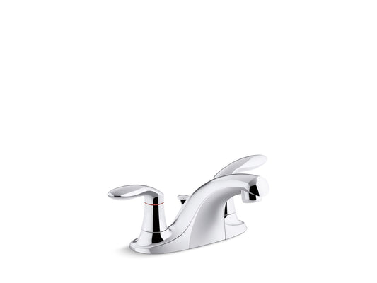 KOHLER K-P15241-4RA-CP Coralais Centerset Bathroom Sink Faucet, 1.2 Gpm, Project Pack In Polished Chrome