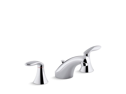 KOHLER K-15261-4RA-CP Coralais Widespread Bathroom Sink Faucet, 1.2 Gpm In Polished Chrome