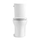 KOHLER K-75790-0 Persuade Curv Two-Piece Elongated Toilet With Skirted Trapway, Dual-Flush In White