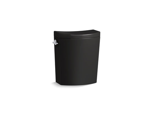 KOHLER K-19042-7 Persuade Curv Toilet Tank, Dual-Flush In Black Black