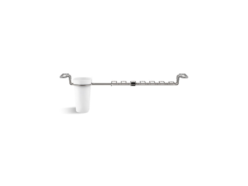 KOHLER K-5473-0 Kitchen Sink Utility Rack - White