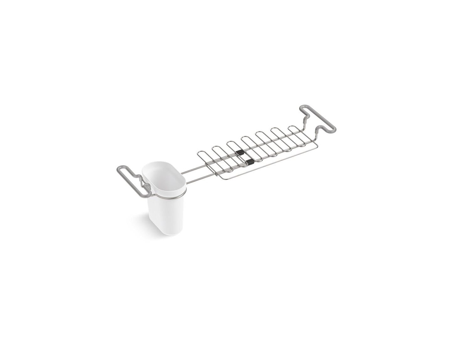 KOHLER K-5473-0 Kitchen Sink Utility Rack In White