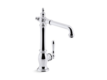 KOHLER K-99266-2MB Artifacts Single-handle kitchen sink faucet - Vibrant Brushed Moderne Brass