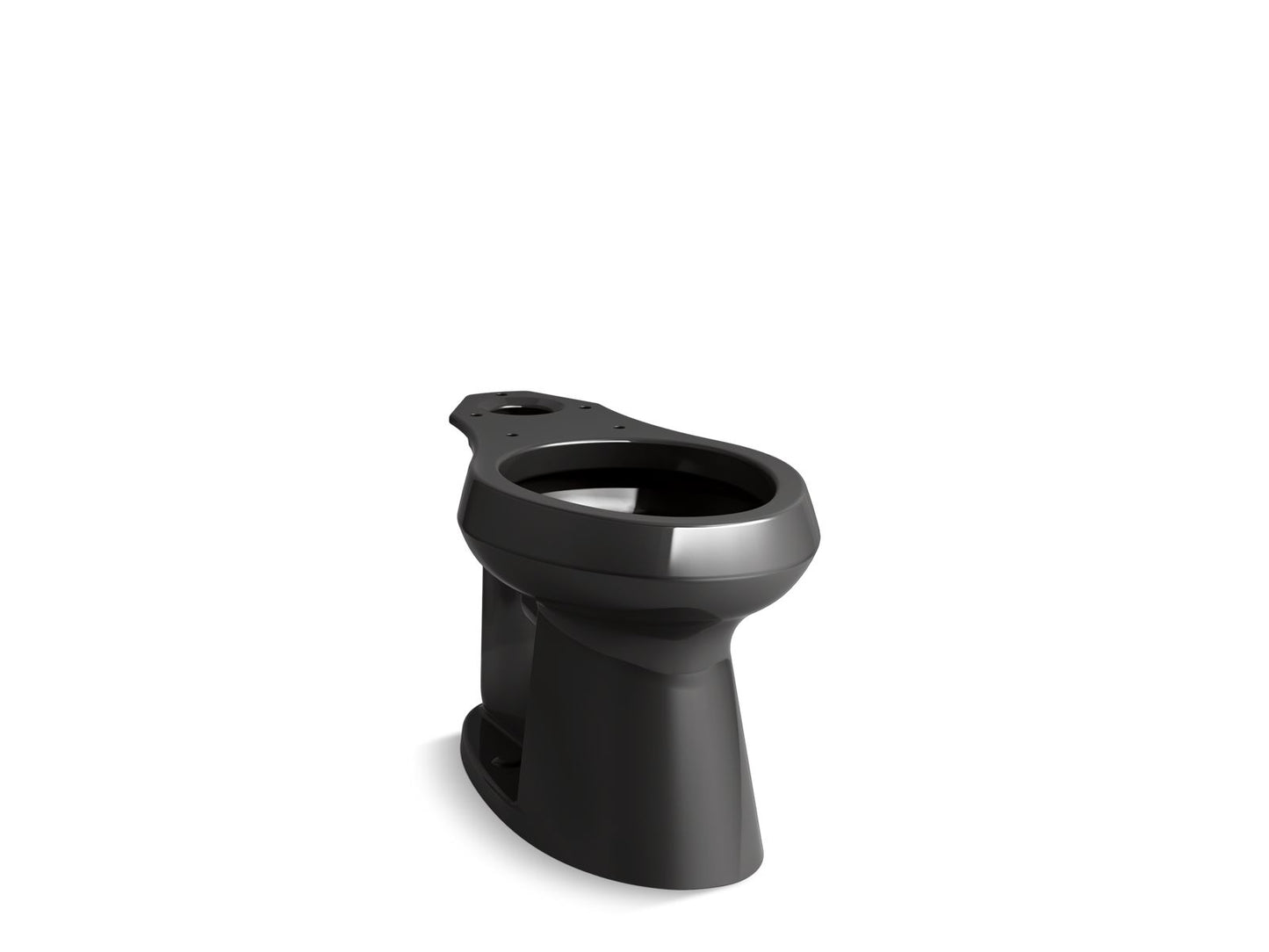 KOHLER K-80020-7 Highline Elongated Toilet Bowl With Concealed Trapway In Black Black