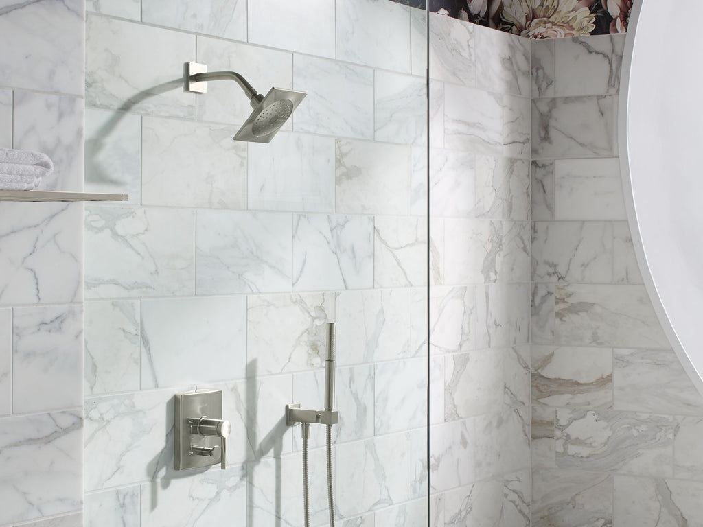 KOHLER K-14791-CP Loure Wall-Mount Handshower Holder With Supply Elbow - Polished Chrome