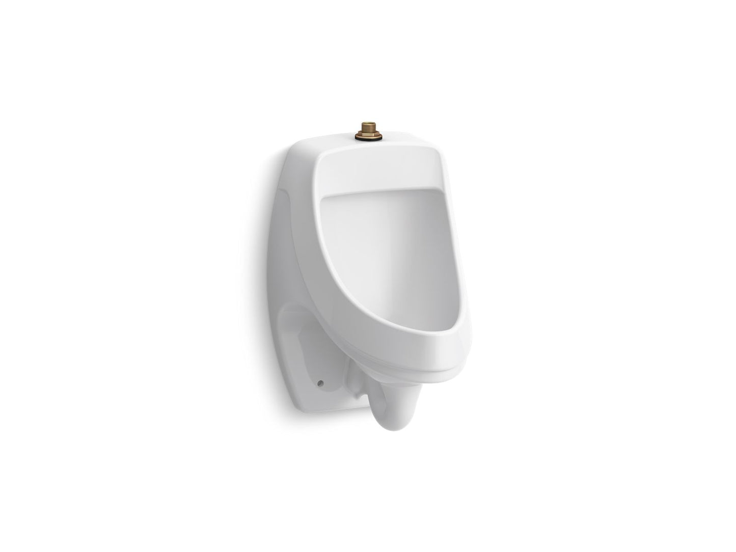 KOHLER K-5452-ET-7 Dexter Washout half-stall 0.125 gpf urinal, top spud - Black Black