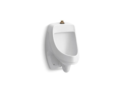 KOHLER K-5452-ET-7 Dexter Washout half-stall 0.125 gpf urinal, top spud - Black Black