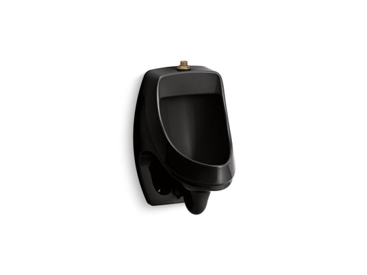 KOHLER K-5452-ET-7 Dexter Washout half-stall 0.125 gpf urinal, top spud - Black Black
