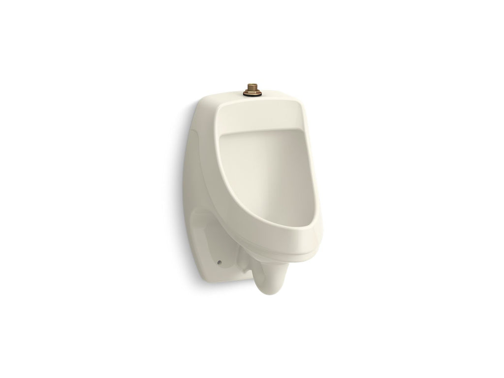 KOHLER K-5452-ET-96 Dexter Washout Half-Stall 0.125 Gpf Urinal, Top Spud - Biscuit