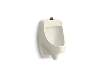 KOHLER K-5452-ET-96 Dexter Washout half-stall 0.125 gpf urinal, top spud - Biscuit