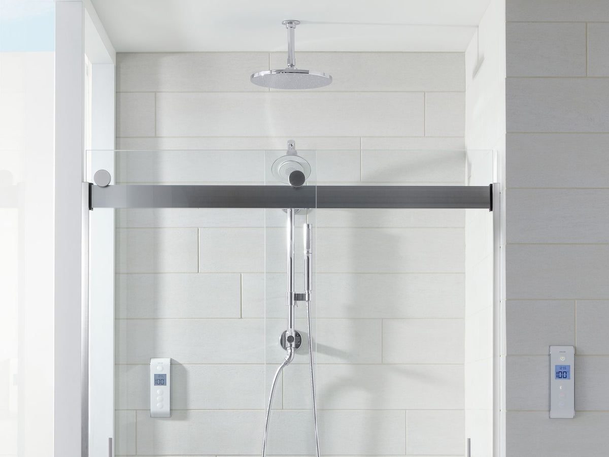 KOHLER K-7394-SN 6" Ceiling-Mount Single-Function Rainhead Arm And Flange - Vibrant Polished Nickel