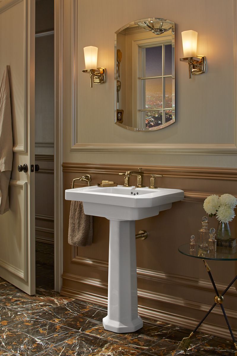 KOHLER K-3073-NA Archer 20" W X 31" H Aluminum Single-Door Medicine Cabinet, Beveled Edges