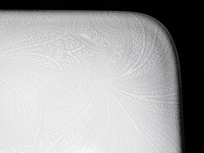 KOHLER K-29471-FP1-0 Sartorial Paisley Caxton 20" rectangular undermount bathroom sink - White Sartorial Paisley