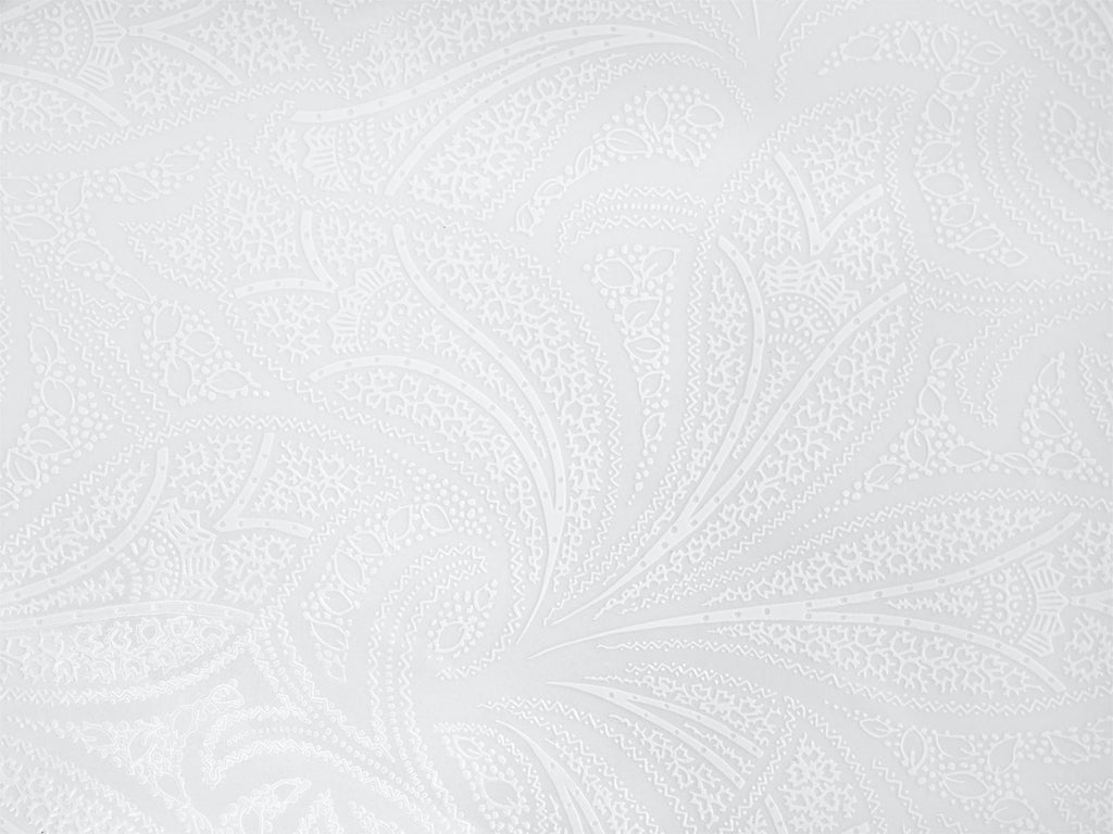 KOHLER K-29471-FP1-0 Sartorial Paisley Caxton 20" Rectangular Undermount Bathroom Sink - White Sartorial Paisley