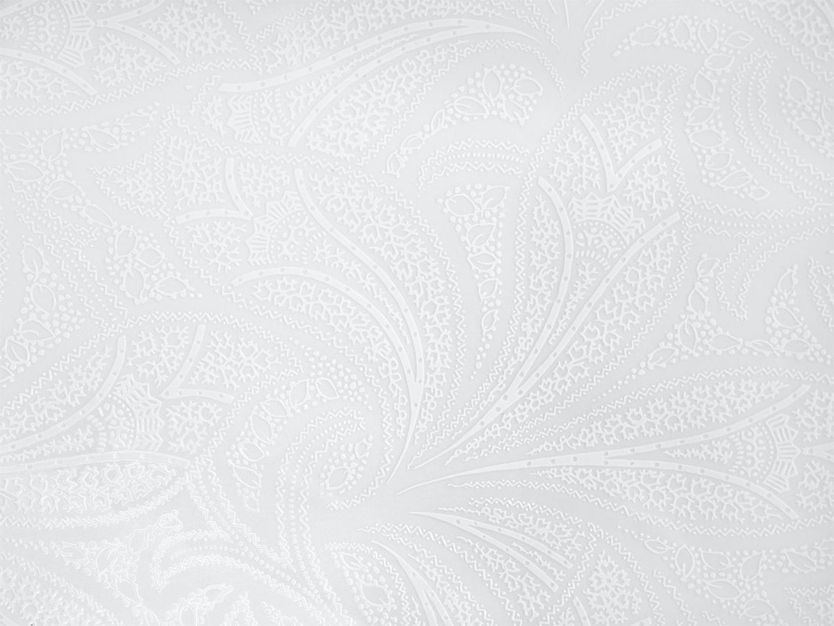 KOHLER K-29471-FP1-0 Sartorial Paisley Caxton 20" Rectangular Undermount Bathroom Sink - White Sartorial Paisley