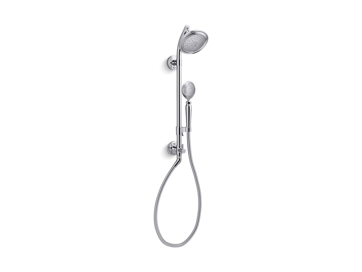 KOHLER K-76472-G-BN Artifacts Hydrorail-S Shower Column Kit, 1.75 Gpm - Vibrant Brushed Nickel