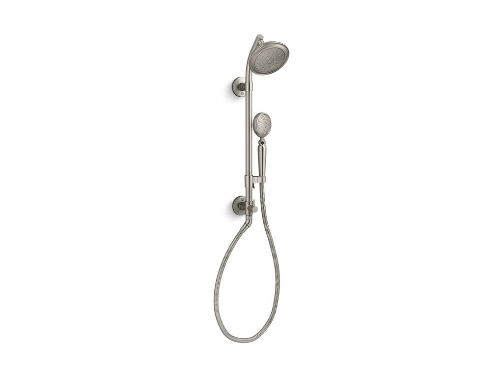 KOHLER K-76472-Y-BN Artifacts Hydrorail-S Shower Column Kit, 2.5 Gpm - Vibrant Brushed Nickel