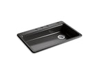 KOHLER K-8689-4-7 Riverby 33" Top-Mount Single-Bowl Kitchen Sink - Black Black