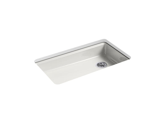 KOHLER K-8689-5U-FF Riverby 33" Undermount Single-Bowl Kitchen Sink In Sea Salt